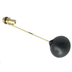 float ball valve trough brass