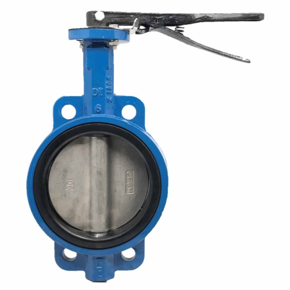 Butterfly Valve – Wafer – Ductile Iron – Lever Operated – 316 SS Disk
