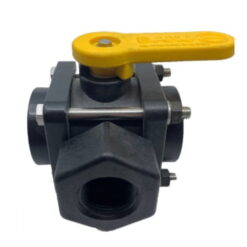 Polypropylene_3_Way_Ball_Valve_Side_Load_Viton_Seal_Banjo_1