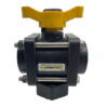 Banjo Poly 3-way Bottom Load Viton Seal Ball Valve