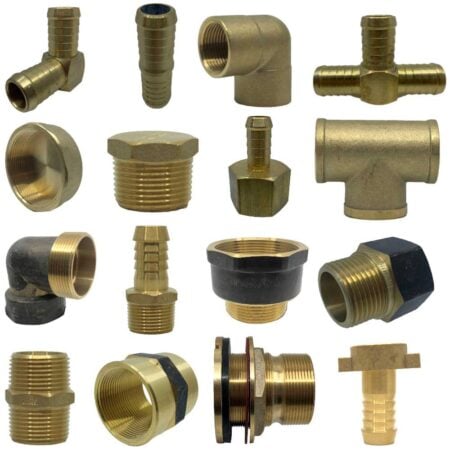 Brass BSP Threaded and Barbed Pipe Fittings