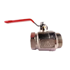 Brass Lever Operated Ball Valve Male x Female BSP Full Bore