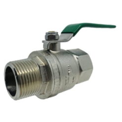 Brass Lever Operated Ball Valve Male x Female BSP Tested