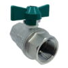 Brass T-handle Ball Valve Female BSP Thread Full Bore Tested
