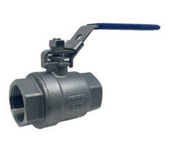 Stainless Steel 316 Lever Ball Valve 2-piece Female BSP Full Bore