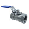 SS 316 Lever Ball Valve 1-piece Female BSP Reduced Bore