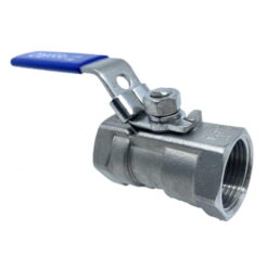 SS 316 Lever Ball Valve 1-piece Female BSP Reduced Bore