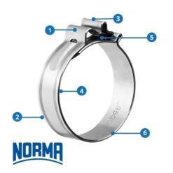 Norma Cobra Hose Clamp