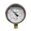 Compound Gauge 100mm Liquid Filled Dial Bottom Entry