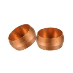 copper olive compression rings piping plumbing secure