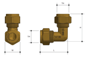 COPPER COMPRESSION Elbow C X C