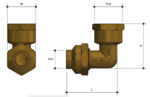 FLARED COMPRESSION - ELBOW FI X C