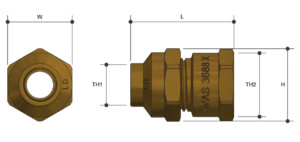 FLARED COMPRESSION Union FI X C