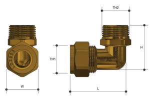 COPPER COMPRESSION Elbow MI X C