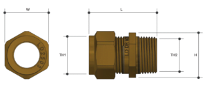 COPPER COMPRESSION Union MI X C