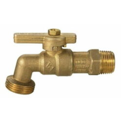 Brass Bibcock Quarter Turn Tap T-handle Male BSP Thread