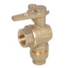 Brass Water Service Ball Valve 90° Compression x Female BSP