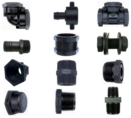Philmac Poly BSP Threaded and Hose Barb Fittings