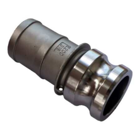 Stainless Steel Camlock Fitting Type E Male Adaptor x Hose Barb