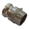 Stainless Steel Camlock Fitting Type F Male Adaptor x Male BSP