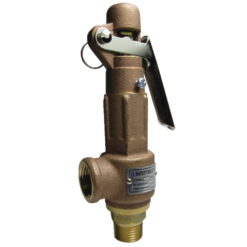 Brass Lever Pressure Relief Valve Male BSP Thread