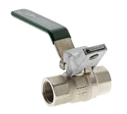 Brass Lockable Lever Ball Valve Female BSP Full Bore Tested