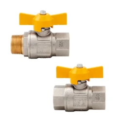 iTap Brass T-handle Ball Valves BSP Thread Full Bore Tested