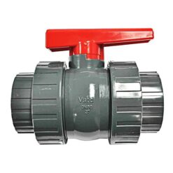 PVC Ball Valve Double Union Solvent Slip End Full Bore