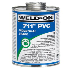 Weld-On Industrial Grade PVC Glue Gray
