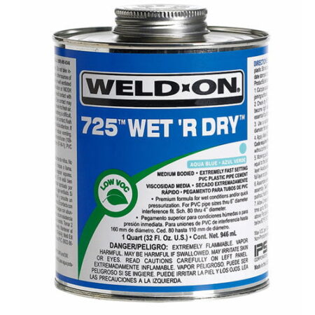 Weld-On Wet 'R Dry PVC Glue