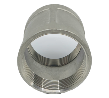 Stainless Steel 316 Socket Coupling Female x Female BSP Thread Pipe Fitting - Image 2