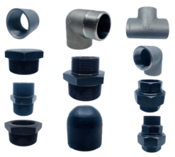 Black Steel BSP Thread Pipe Fittings
