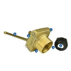 durable brass valve for industrial and livestock
