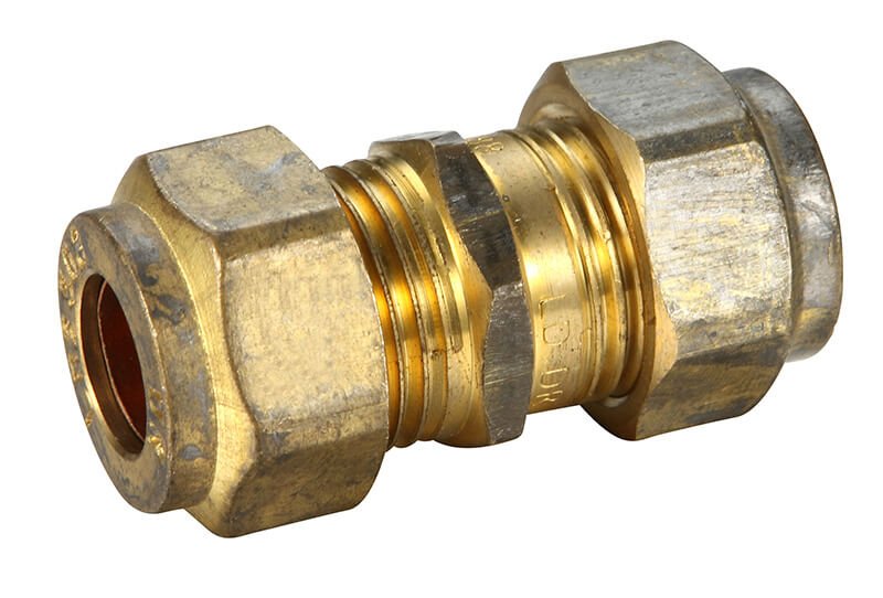 Copper Brass Compression Union - C X C * Valve Warehouse Australia