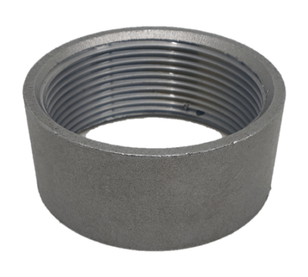 Black Steel Half Socket Female BSP Thread Pipe Fitting - Image 3