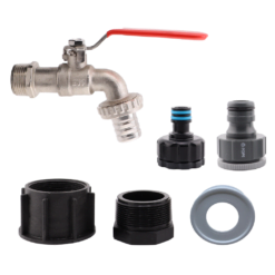 IBC tank adaptor kit to bsp with universal tap adaptors