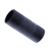 black steel barrel nipple bsp thread hollow