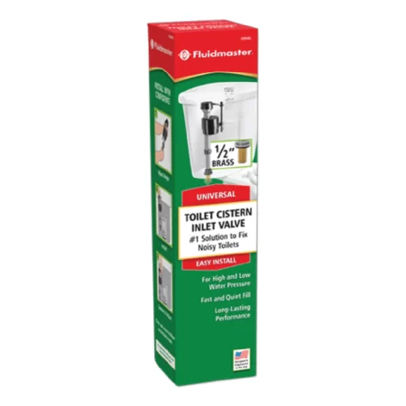 Fluidmaster Plastic Toilet Cistern Inlet Fill Valve Brass Thread Bottom Entry 1/2" - Image 3