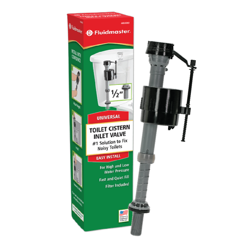Fluidmaster Plastic Toilet Cistern Inlet Fill Valve Bottom Entry 1 2