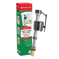 Fluidmaster Plastic Toilet Cistern Inlet Fill Valve Brass Bottom Entry