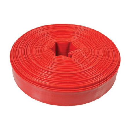 PVC Layflat Hose Heavy Duty Red
