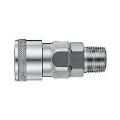 Steel Female Socket x Male BSP Thread Nitto Style Quick Connect