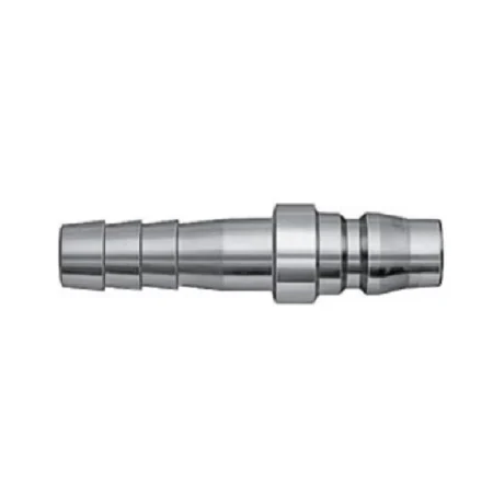 Steel Male Plug x Hose Barb Nitto Style Quick Connect