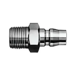 Steel Male Plug x Male BSP Thread Nitto Style Quick Connect