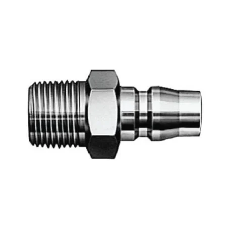 Steel Male Plug x Male BSP Thread Nitto Style Quick Connect