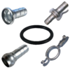 Hot Dip Galvanised Steel Bauer Coupling Fittings Genuine