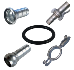 Hot Dip Galvanised Steel Bauer Coupling Fittings Genuine