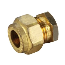 Brass Olive Copper Compression Union Stop End Pipe Fitting