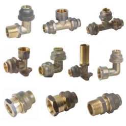 flared copper compression fittings pipe plumbing