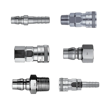 Nitto Kohki SS Quick Connect Air and Water Fittings Hi Cupla